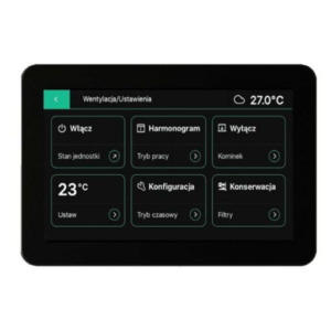 Eco-TOUCH T5 Premium-Bedieneinheit für Ensy WAVE Lüftungsgeräte (weiss)